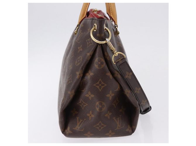 LOUIS VUITTON Borsa Monogram Pallas MM 2way Rossa M41175 LV Auth ep15485 Rosso Monogramma - vista 5