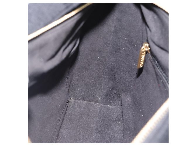 CHANEL Choco Bar Hand Bag Cotton Black Gold CC Auth 194003A Nero D'oro - vista 18