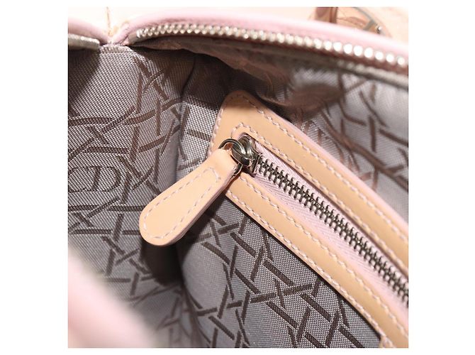 Borsa Christian Dior Lady Dior Canage Large in pelle vernice 2way Rosa Autentica 193127 Argento - vista 22