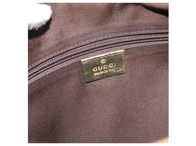 Borsa a Spalla GUCCI GG Canvas Beige Oro 145857 Auth BA14114 D'oro - vista 15