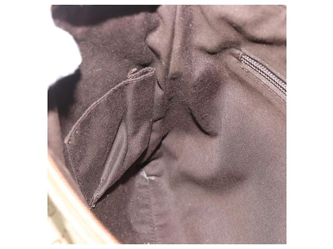 Borsa a Spalla GUCCI GG Canvas Beige Oro 145857 Auth BA14114 D'oro - vista 18