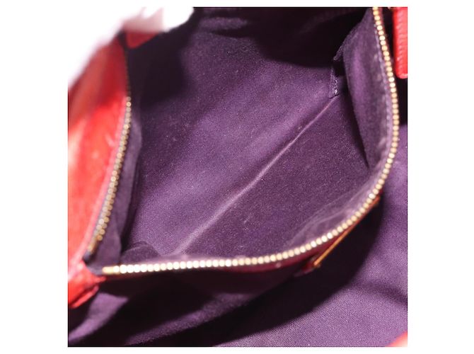 Borsa a mano Miu Miu Side Ribbon in pelle 2way Orange Gold Auth am12203V D'oro Arancione - vista 21