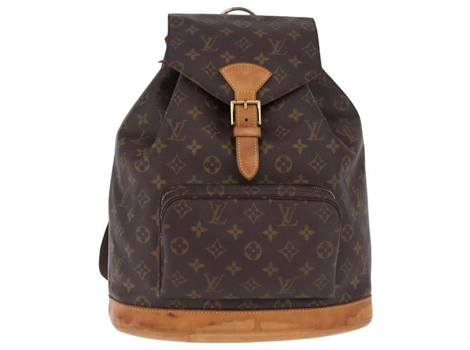 LOUIS VUITTON Zaino Monogram Montsouris GM M51135 LV Auth 192651A Monogramma - vista 13