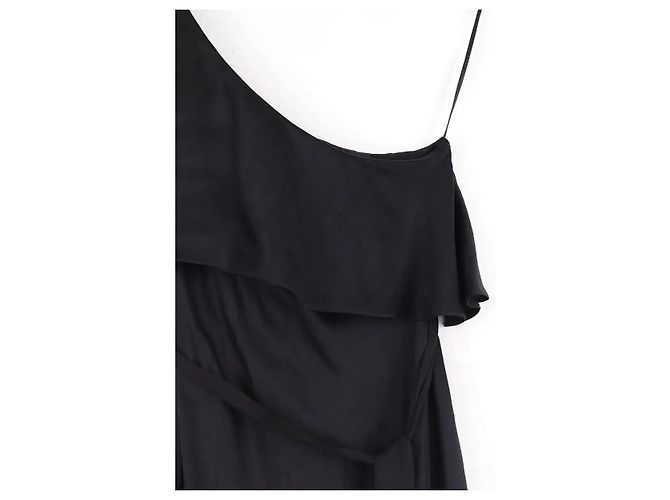 Zimmermann Kleid aus schwarzer Seide - Ansicht 2