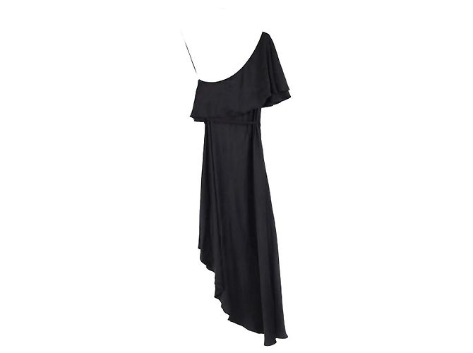 Zimmermann Kleid aus schwarzer Seide - Ansicht 3