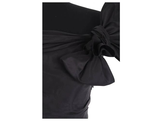 Top sin mangas de seda negro Ralph Lauren - vista 2