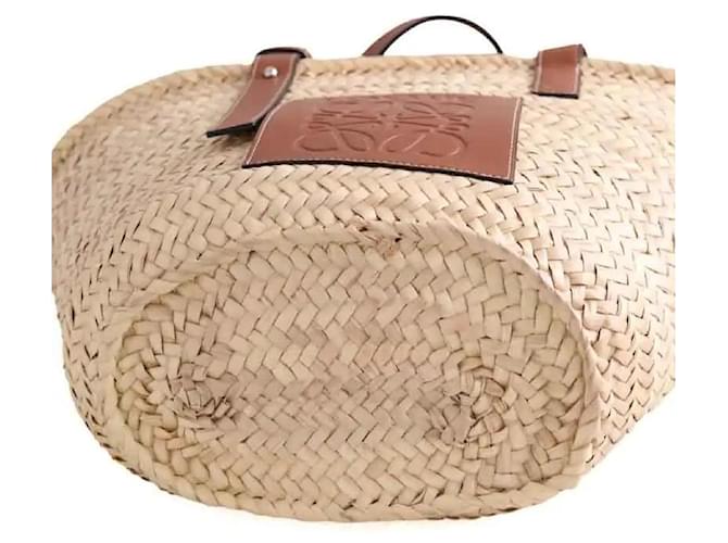 Cesto Loewe in vimini beige - vista 3