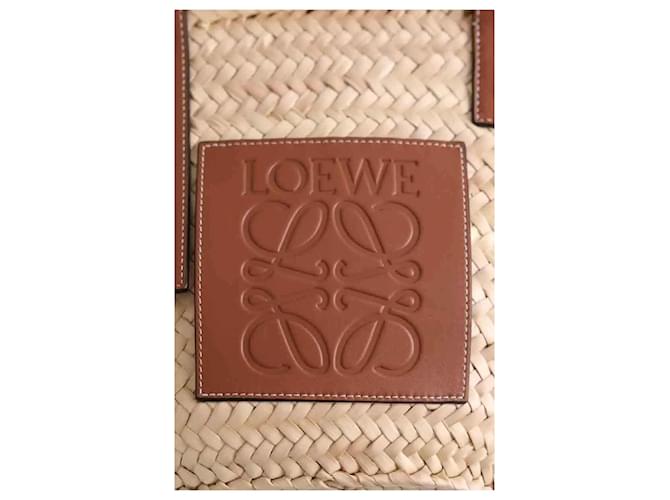 Cesto Loewe in vimini beige - vista 4