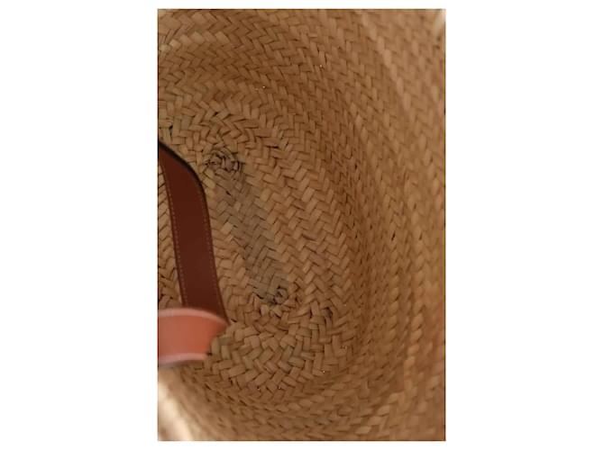 Cesto Loewe in vimini beige - vista 6