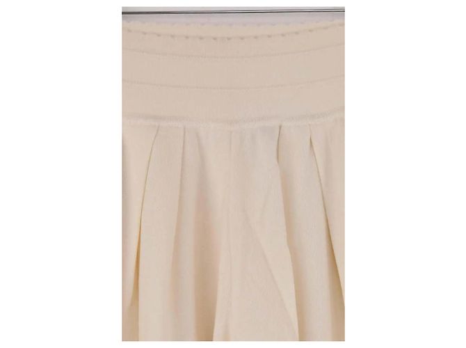 Autre Marque Ecru weite Hose Roh - Ansicht 2