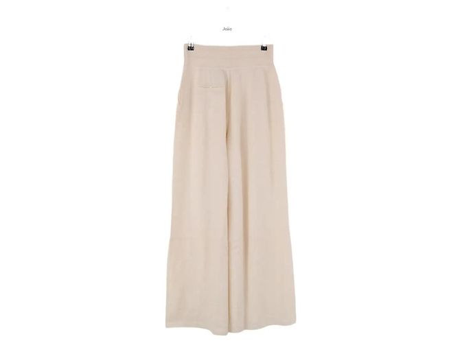 Autre Marque Ecru weite Hose Roh - Ansicht 3