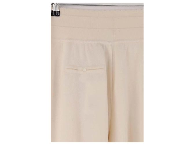Autre Marque Ecru weite Hose Roh - Ansicht 4
