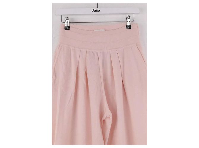 Autre Marque Calça larga rosa - vista 2