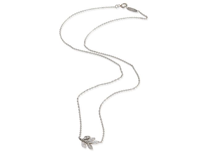 Collana Victoria Vine in platino e diamanti Tiffany & Co. - vista 3