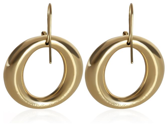 Orecchini Tiffany & Co. in oro giallo Elsa Peretti Sevillana - vista 2