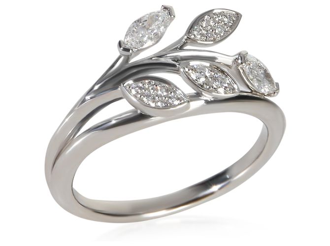 Tiffany & Co. Victoria Vine Ring aus Platin und Diamanten - Ansicht 2