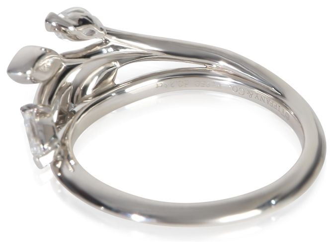 Tiffany & Co. Victoria Vine Ring aus Platin und Diamanten - Ansicht 3