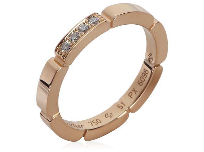 Love Cartier Maillon Panthère Ring aus Roségold und Diamanten - Ansicht 2