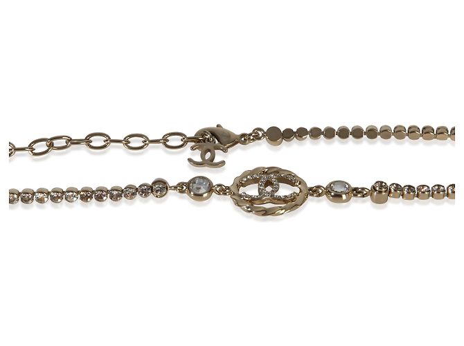 Gabrielle Collana Choker CC 2023 placcata oro Chanel - vista 2