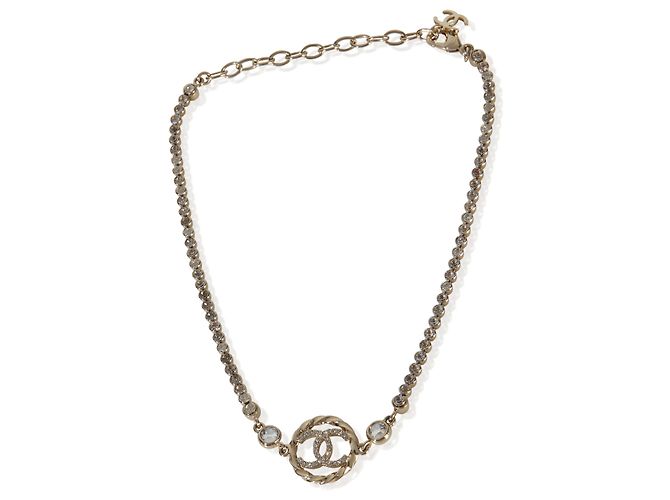 Gabrielle Collana Choker CC 2023 placcata oro Chanel - vista 3