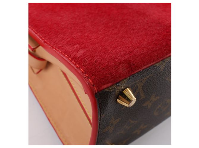 Borsa Louis Vuitton x Christian Louboutin Monogram Iconoclast in Marrone x Rosso M41234 Beige - view 13