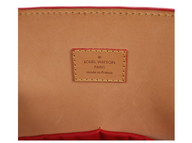 Borsa Louis Vuitton x Christian Louboutin Monogram Iconoclast in Marrone x Rosso M41234 Beige - view 19