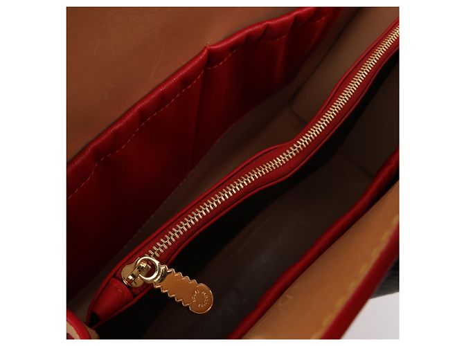 Borsa Louis Vuitton x Christian Louboutin Monogram Iconoclast in Marrone x Rosso M41234 Beige - view 20