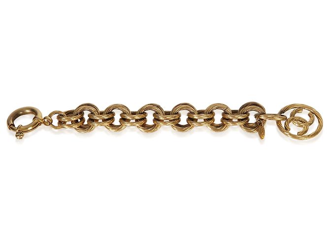 Gabrielle Bracciale CC Vintage 1993 placcato oro Chanel - vista 2