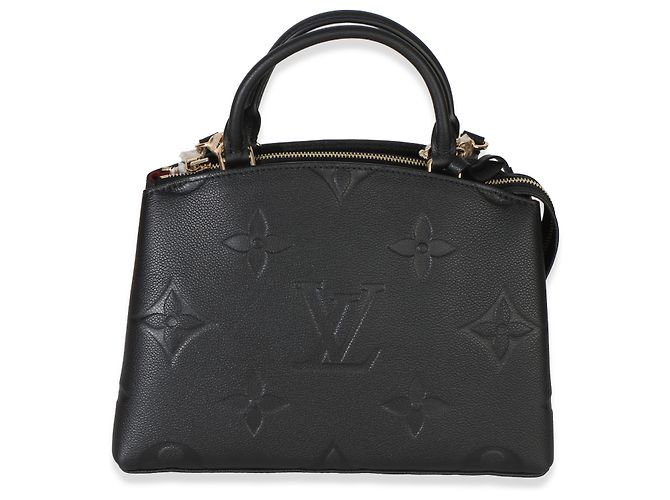 Louis Vuitton Petit Palais in pelle Monogram Giant Empreinte nero - vista 2