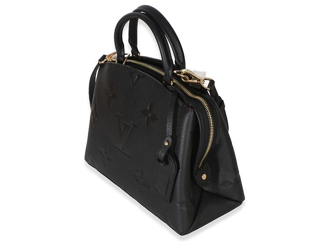 Louis Vuitton Petit Palais in pelle Monogram Giant Empreinte nero - vista 3
