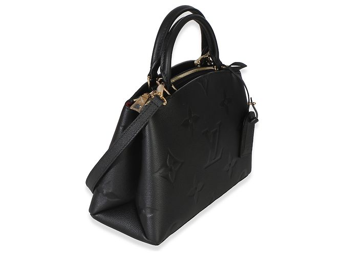 Louis Vuitton Petit Palais in pelle Monogram Giant Empreinte nero - vista 4