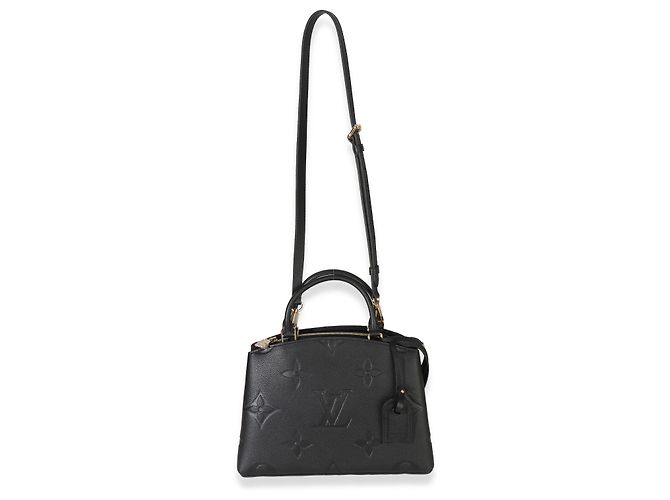 Louis Vuitton Petit Palais in pelle Monogram Giant Empreinte nero - vista 5