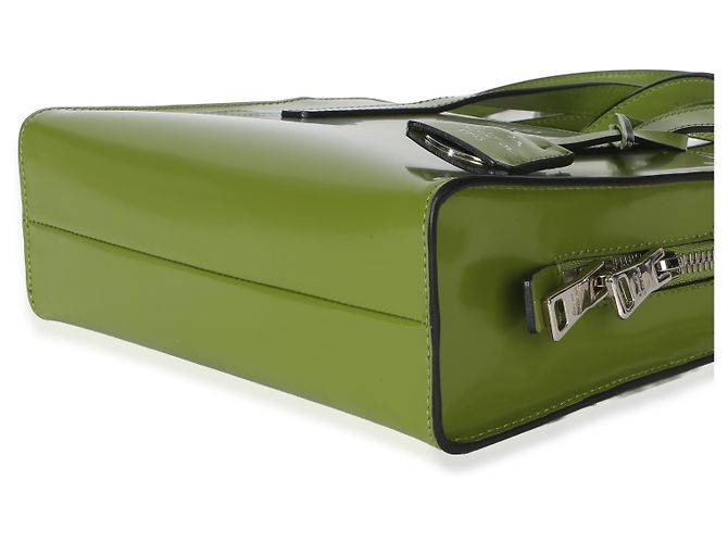 Mini borsa Re-Edition 1995 in pelle spazzolata verde Prada - vista 6
