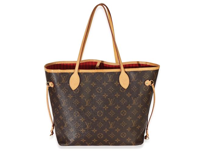 Louis Vuitton Monogram Canvas Neverfull MM Marrone - vista 2