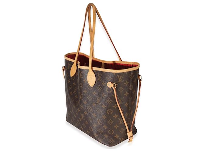 Louis Vuitton Monogram Canvas Neverfull MM Marrone - vista 3