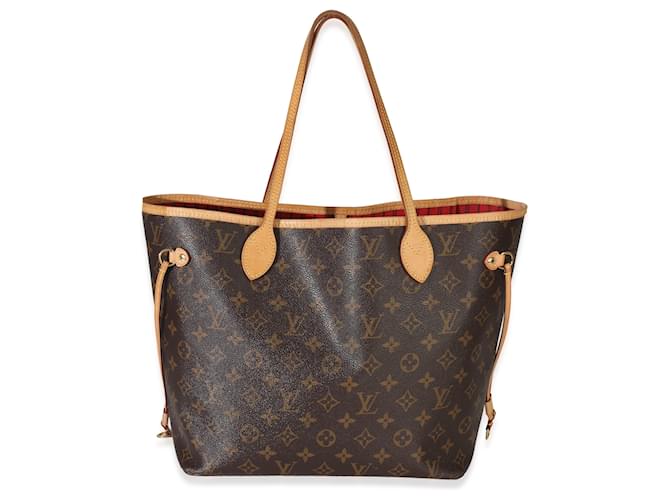 Louis Vuitton Monogram Canvas Neverfull MM Marrone - vista 8