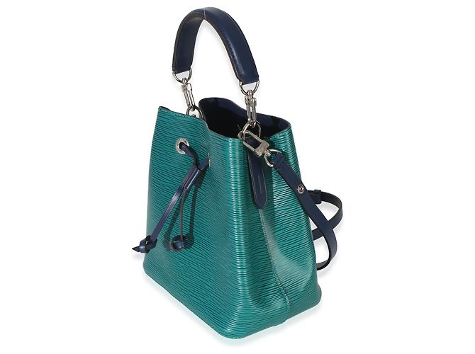 Néonoé Louis Vuitton Emerald Indigo Epi Neonoe BB Verde - vista 3