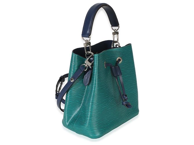 Néonoé Louis Vuitton Emerald Indigo Epi Neonoe BB Verde - vista 4