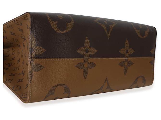 Louis Vuitton Reverse Monogram Canvas Onthego GM Marrone - vista 7