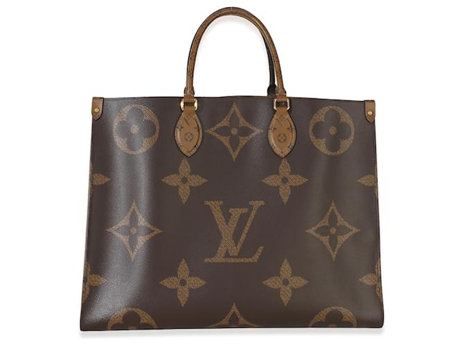 Louis Vuitton Reverse Monogram Canvas Onthego GM Marrone - vista 8