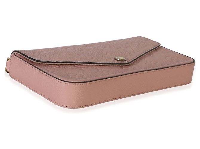 Louis Vuitton Rose Poudre Monogram Empreinte Felicie Pochette Rosa - vista 7