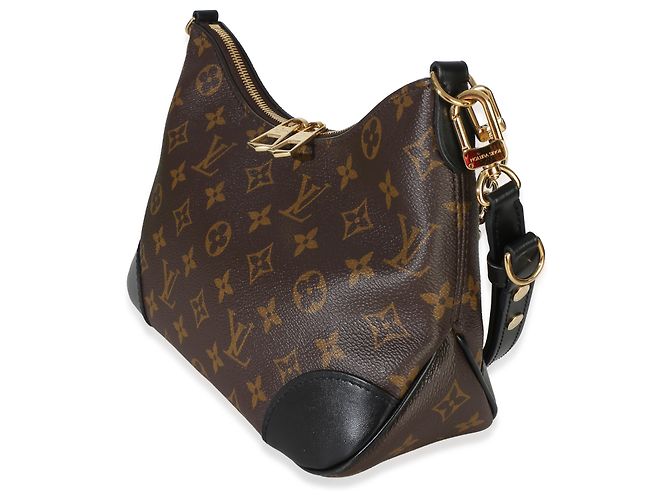 Louis Vuitton Boulogne NM in tela Monogram nera Marrone - vista 3