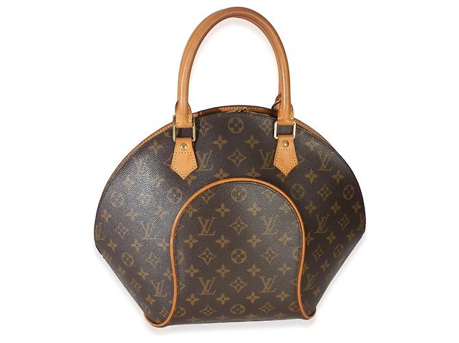 Louis Vuitton Vintage Monogram Canvas Ellipse MM Marrone - vista 2