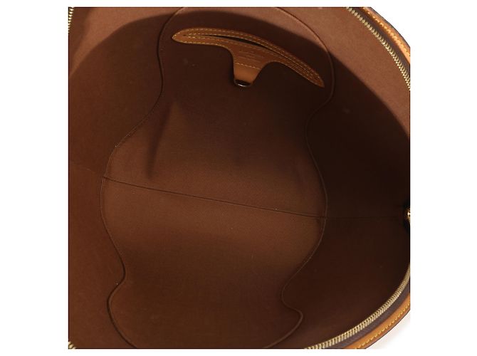 Louis Vuitton Vintage Monogram Canvas Ellipse MM Marrone - vista 5