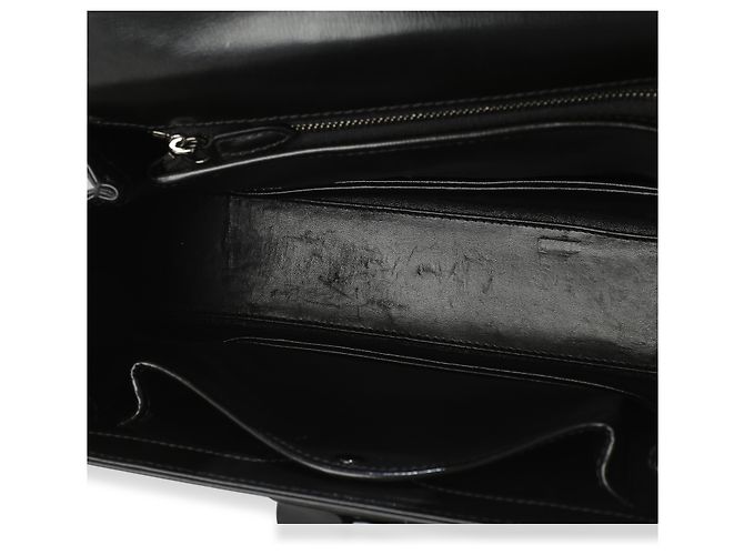Borsa Gucci Dyana Lux Medium Bamboo 1947 con manico superiore monocromatica nera bordata Nero - vista 5
