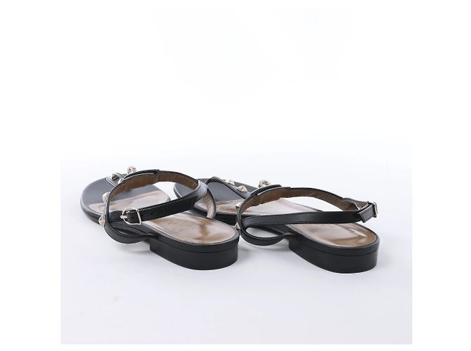 Kelly Hermès Sandali Olivia in pelle HERMES, Nero, Taglia EU 38.5 - vista 12