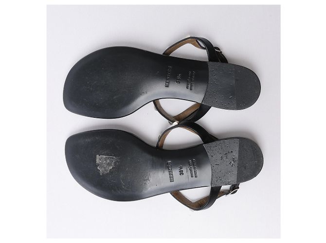 Kelly Hermès Sandali Olivia in pelle HERMES, Nero, Taglia EU 38.5 - vista 6