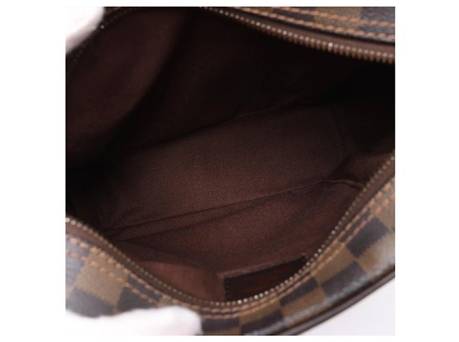 Borsa a tracolla Louis Vuitton Olav PM Damier Ebene N41442 Marrone - vista 10