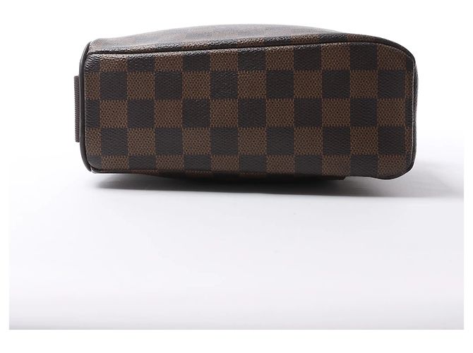 Borsa a tracolla Louis Vuitton Olav PM Damier Ebene N41442 Marrone - vista 7