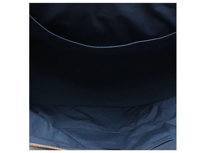 Borsa a Spalla Louis Vuitton Claudine Mini Lin Monogram Blu Navy M42321 - vista 14